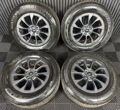 17'' GENUINE RANGE ROVER EVOQUE GREY LAND DISCOVERY SPORT ALLOY WHEELS TYRES