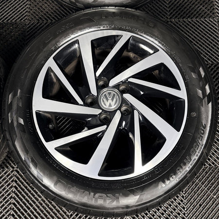 16'' VW Golf Mk7 Woodstock Mk8 Mk6 Alloy Wheels Tyres Alloys 5G0601025DS Genuine