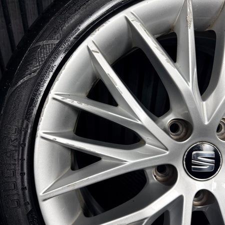 1X 17'' Seat Leon FR MK3 Alloy Wheel Tyre Single Genuine 5F0601025H