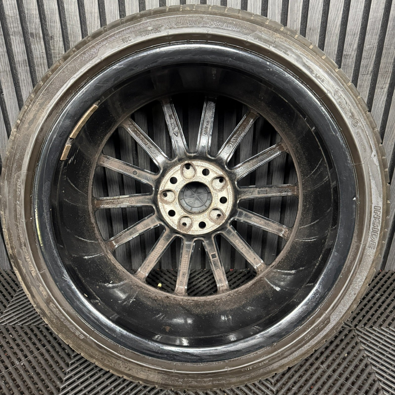 1X 18'' Amg Mercedes A Class CLA Black Alloy Wheel A1764010200 W176 Genuine
