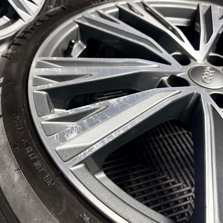 20'' Audi A6 C8 S Line 5 Double Spoke Alloy Wheels Tyres 4K0601025J Genuine