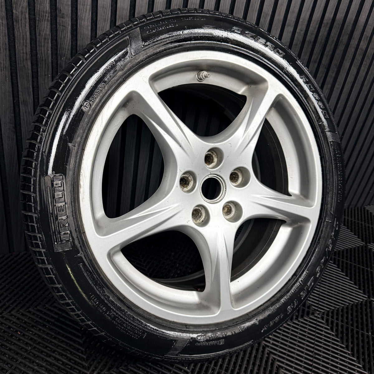 1X 18'' Ferrari 612 Scaglietti Alloy Wheel 5 Spoke Single Front 194186 Genuine