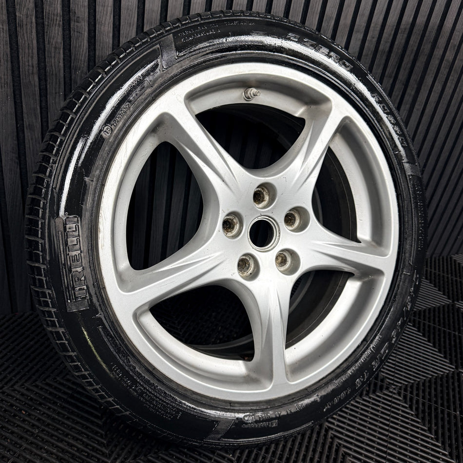 1X 18'' Ferrari 612 Scaglietti Alloy Wheel 5 Spoke Single Front 194186 Genuine