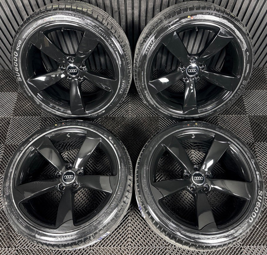 19'' Audi A5 S Line S5 Black Edition Rotor Wheel Alloy Tyres 8T0601025CD Genuine