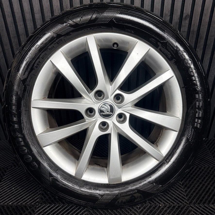 1X 18'' Skoda Kodiaq Tyre Elbrus Alloy Wheel Spare 565601025D Genuine