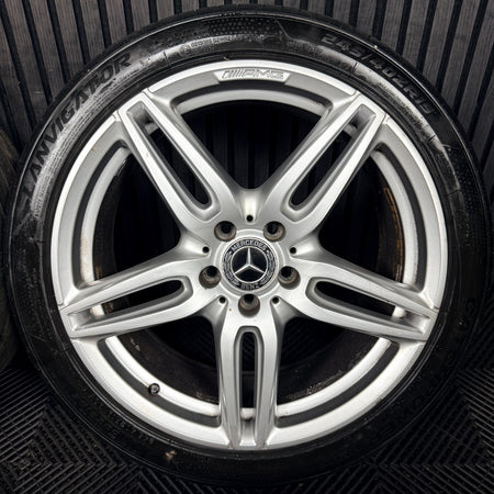 19'' Mercedes AMG E Class W213 Silver Sport Alloy Wheels Tyres Alloys Genuine