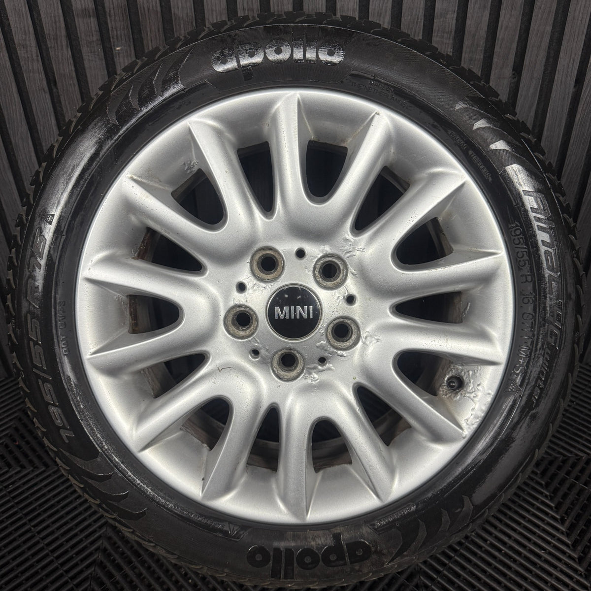 1X 16'' GENUINE MINI COOPER ONE D 495 VICTORY F55 F56 ALLOY WHEEL TYRE 6855104