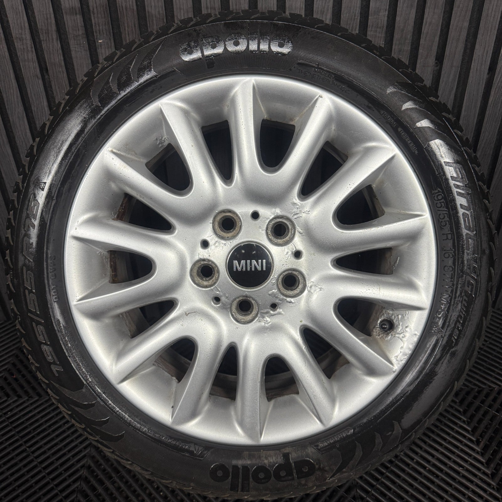 1X 16'' GENUINE MINI COOPER ONE D 495 VICTORY F55 F56 ALLOY WHEEL TYRE 6855104
