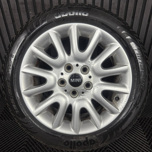 1X 16'' GENUINE MINI COOPER ONE D 495 VICTORY F55 F56 ALLOY WHEEL TYRE 6855104