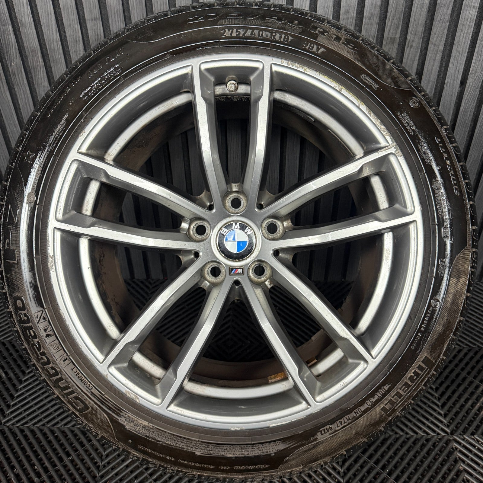 1X 18'' GENUINE BMW 5 SERIES 662 M G30 G31 SPORT ALLOY WHEEL REAR 8093406