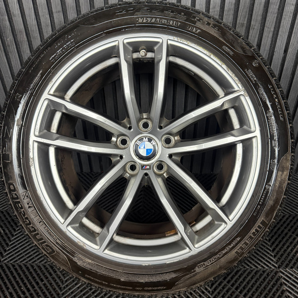 1X 18'' GENUINE BMW 5 SERIES 662 M G30 G31 SPORT ALLOY WHEEL REAR 8093406