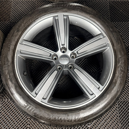 19’’ Audi A8 Grey DC 5 Spoke D5 4n Alloy Wheels Tyres 4N0601025N Genuine