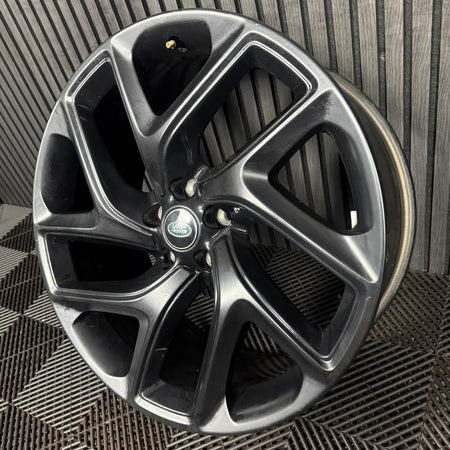 1X 22'' GENUINE RANGE ROVER SPORT LAND BLACK L461 5131 ALLOY WHEEL N9XM-1007-AA