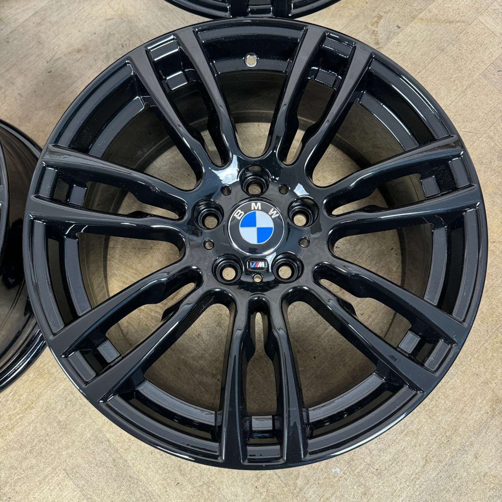 19" GENUINE BMW 3 SERIES 403 BLACK M SPORT F30 F31 F32 E90 E92 ALLOY WHEELS