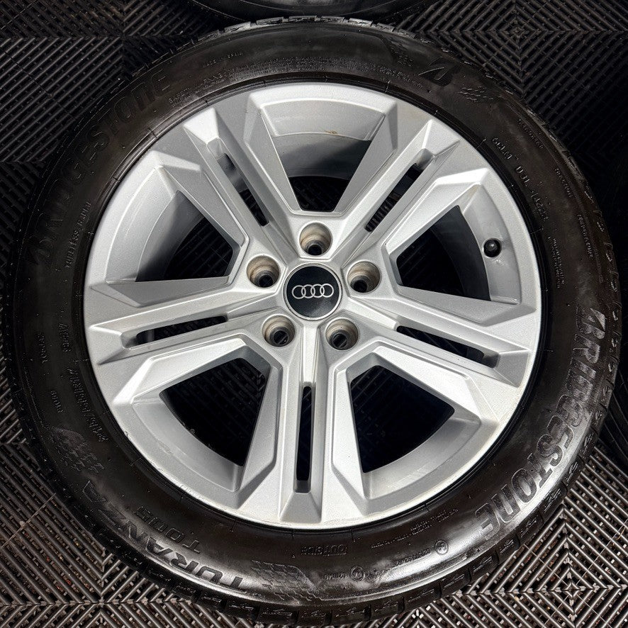 17'' Audi Q2 5 Double Spoke Alloy Wheels Tyres Alloys 81A601025AJ Genuine