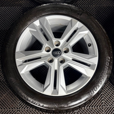 17'' Audi Q2 5 Double Spoke Alloy Wheels Tyres Alloys 81A601025AJ Genuine