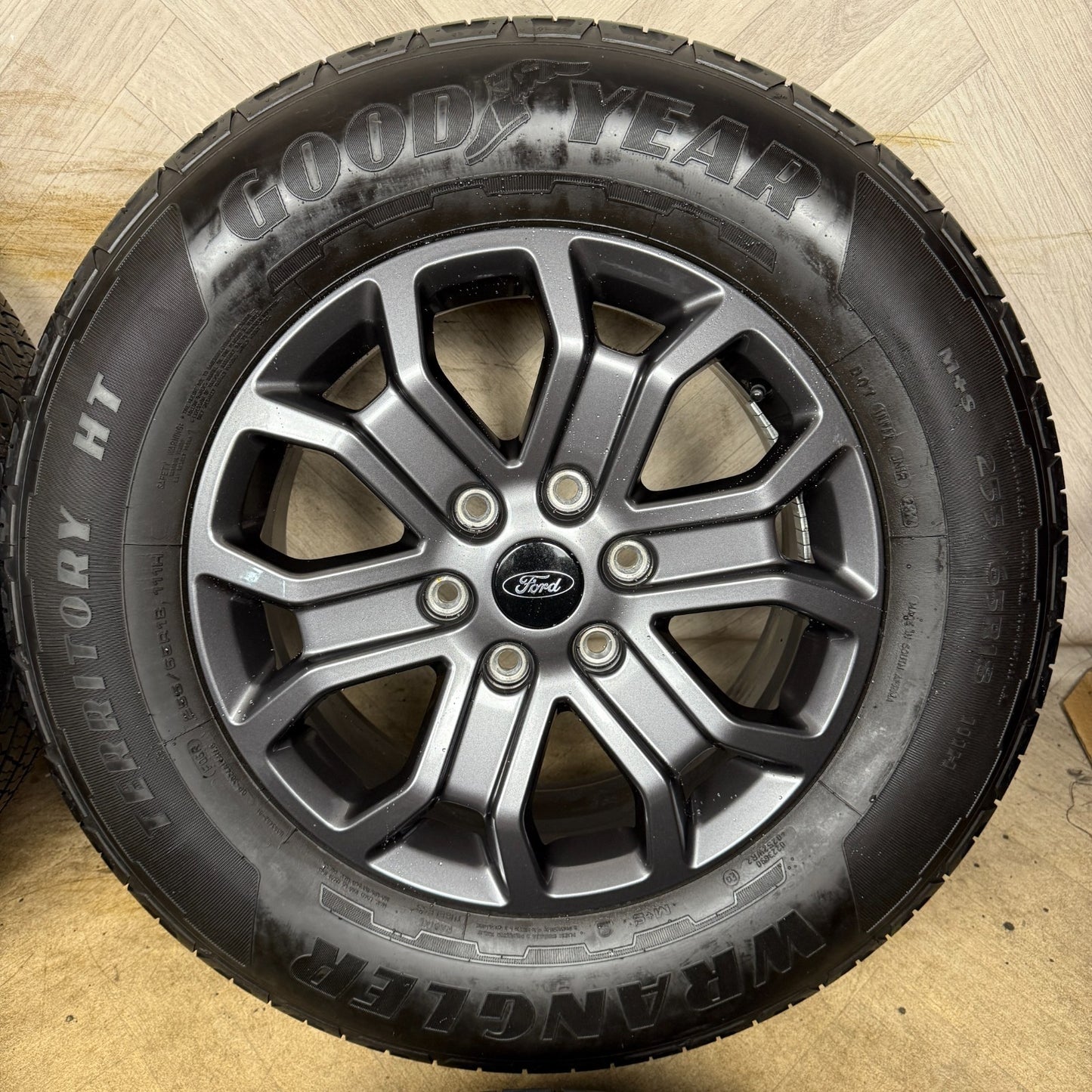 18'' GENUINE FORD RANGER GREY WILDTRAK ALLOY WHEELS TYRES ALLOYS