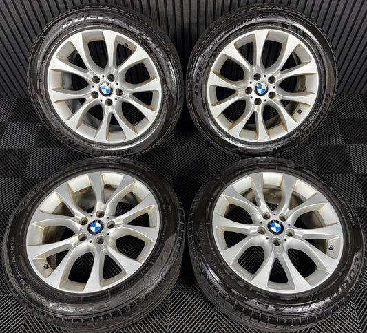 19'' GENUINE BMW X5 F15 450 X6 F16 LA  V-SPOKE ALLOY WHEELS TYRES ALLOYS 6853953