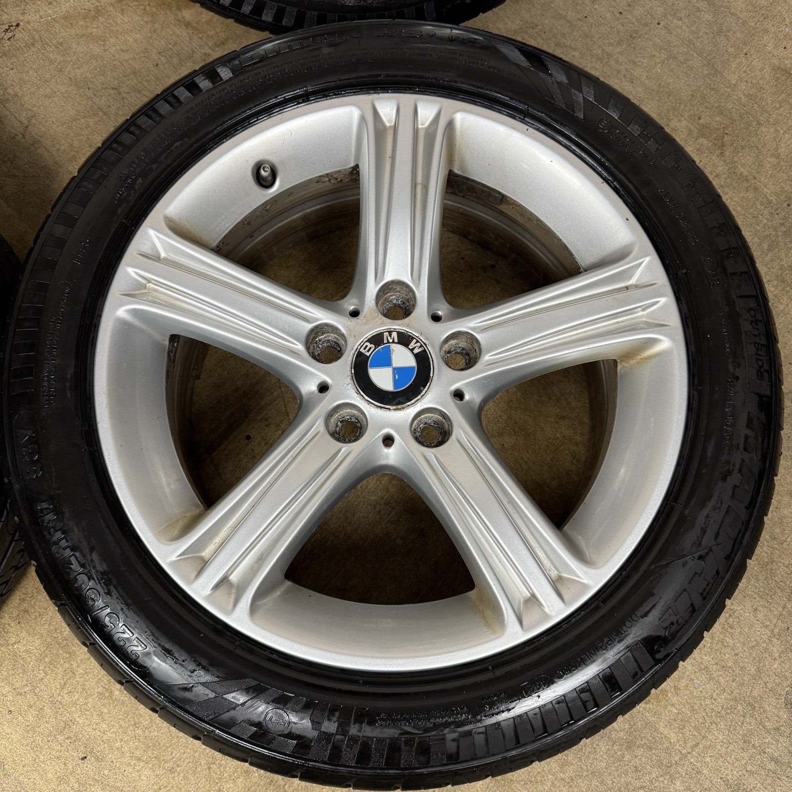 17" GENUINE BMW 3 SERIES 393 F30 F31 F32 ALLOY WHEELS TYRES ALLOYS 6796242