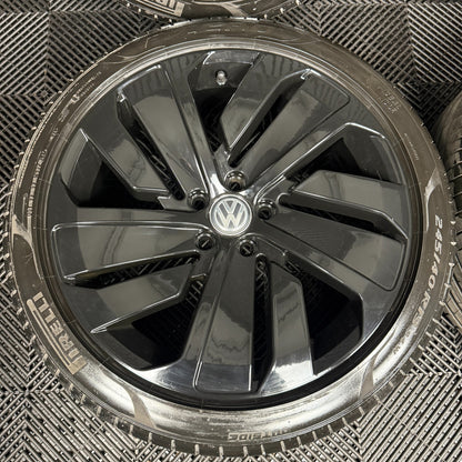 19'' GENUINE VW ARTEON MONTEVIDEO BLACK R LINE WHEELS TYRES ALLOYS 3G8601025P