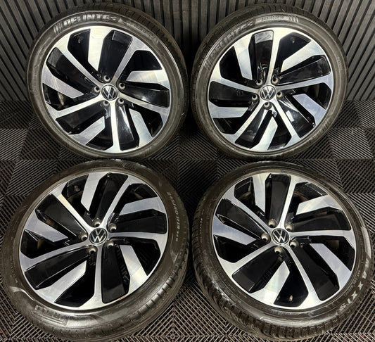 19'' GENUINE VW ARTEON MONTEVIDEO BLACK DC R LINE WHEELS TYRES ALLOYS 3G8601025P