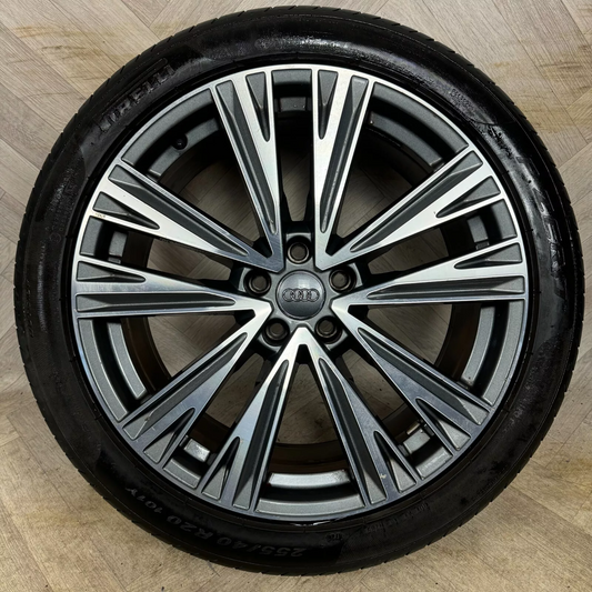 1X 20'' GENUINE AUDI A6 S LINE C8 MULTISPOKE WHEEL ALLOY TYRE SPARE 4K0601025J