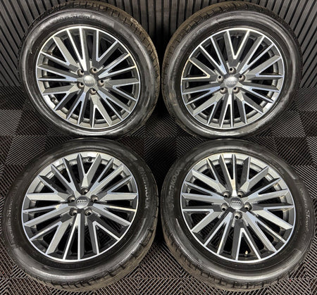 19'' GENUINE AUDI Q3 S LINE MULTISPOKE DC ALLOY WHEELS TYRE ALLOYS 83A601025L