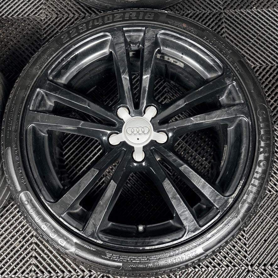 18'' Audi A3 S Line Black Saloon Wheels Alloys Tyres 8V0601025BC Genuine