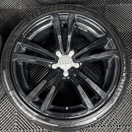 18'' Audi A3 S Line Black Saloon Wheels Alloys Tyres 8V0601025BC Genuine