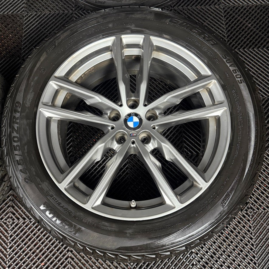19'' GENUINE BMW X3 X4 G01 G02 698 M SPORT ALLOY WHEELS TYRES ALLOYS 8746987