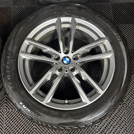19'' GENUINE BMW X3 X4 G01 G02 698 M SPORT ALLOY WHEELS TYRES ALLOYS 8746987