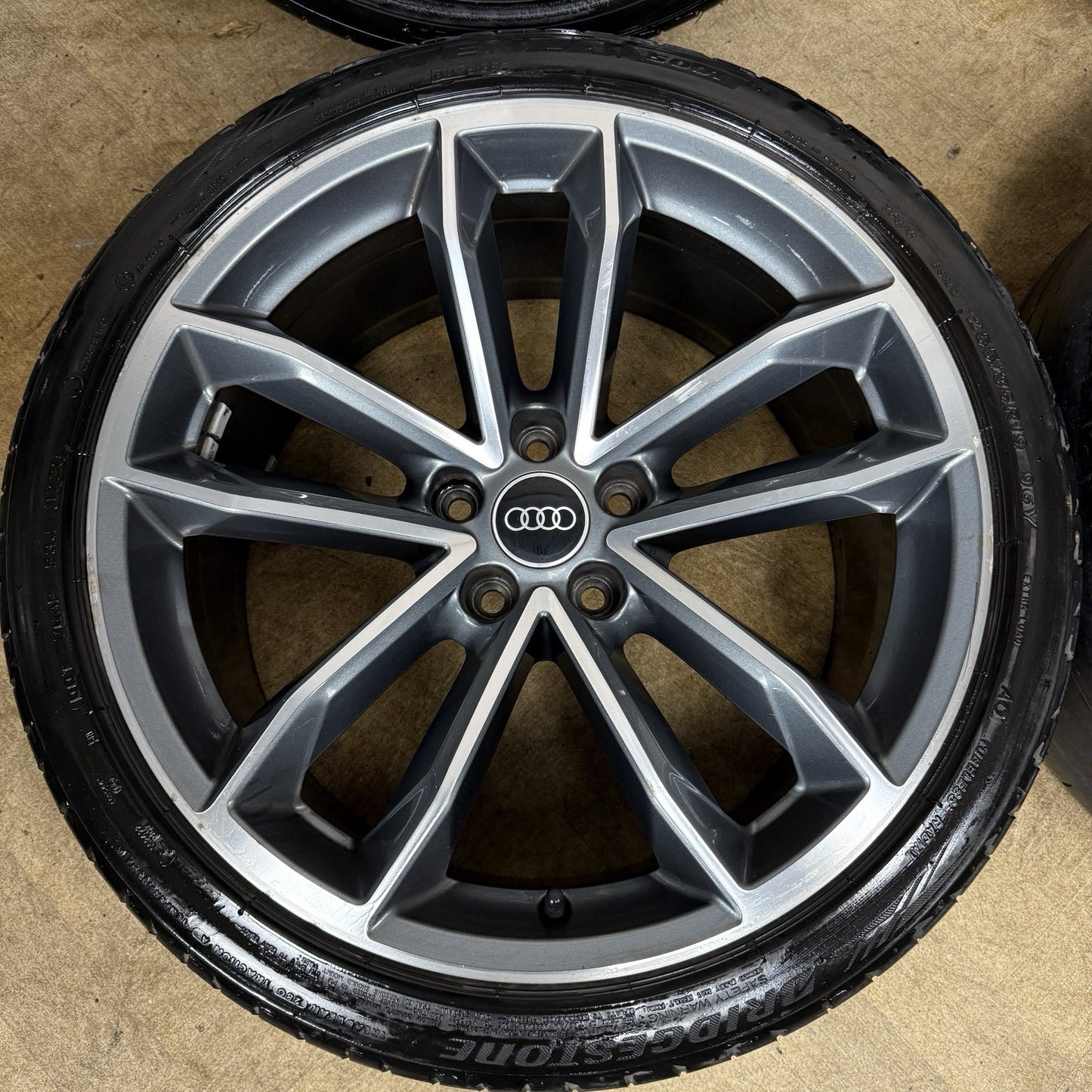 19'' GENUINE AUDI A5 S LINE S5 ALLOY WHEELS ALLOYS TYRES 8W0601025DF