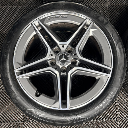 18'' Mercedes Amg A Class Cla B Alloy Wheels Tyres Alloys W177 Genuine