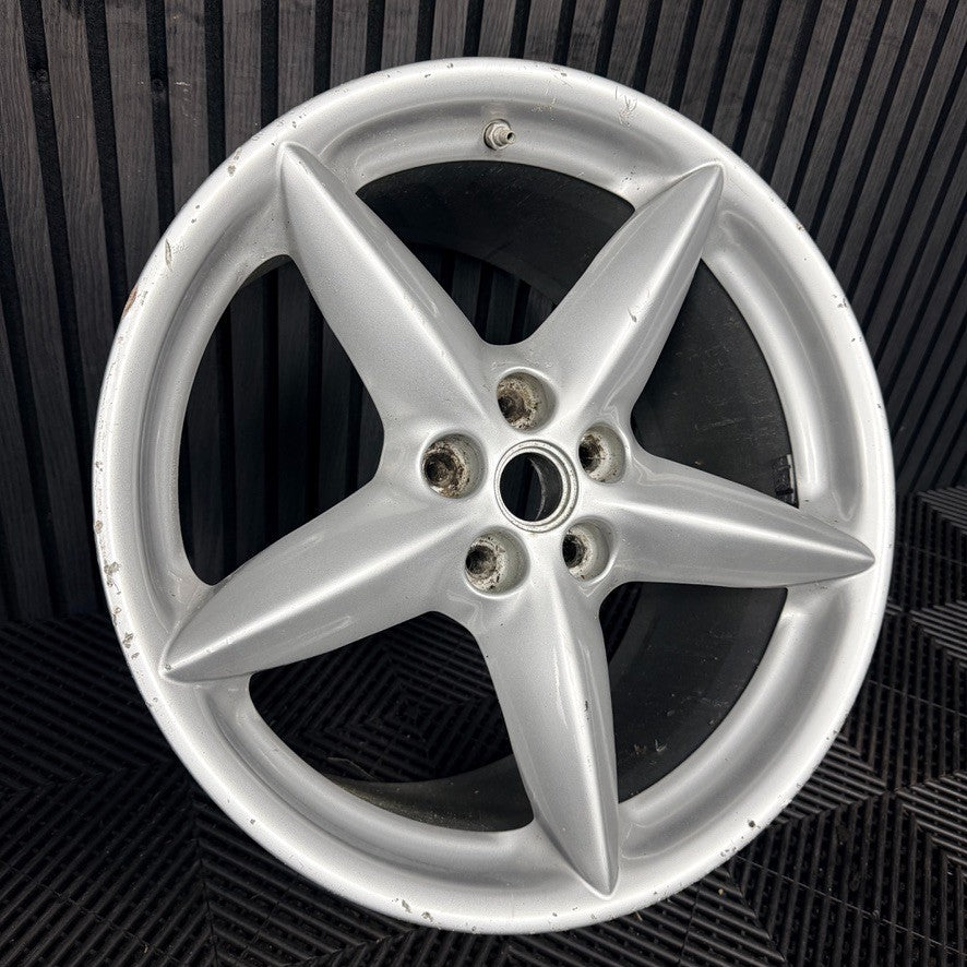 1X 18'' Ferrari 360 Modena Spider Alloy Wheel 5 Spoke Rear Single 164175 Genuine