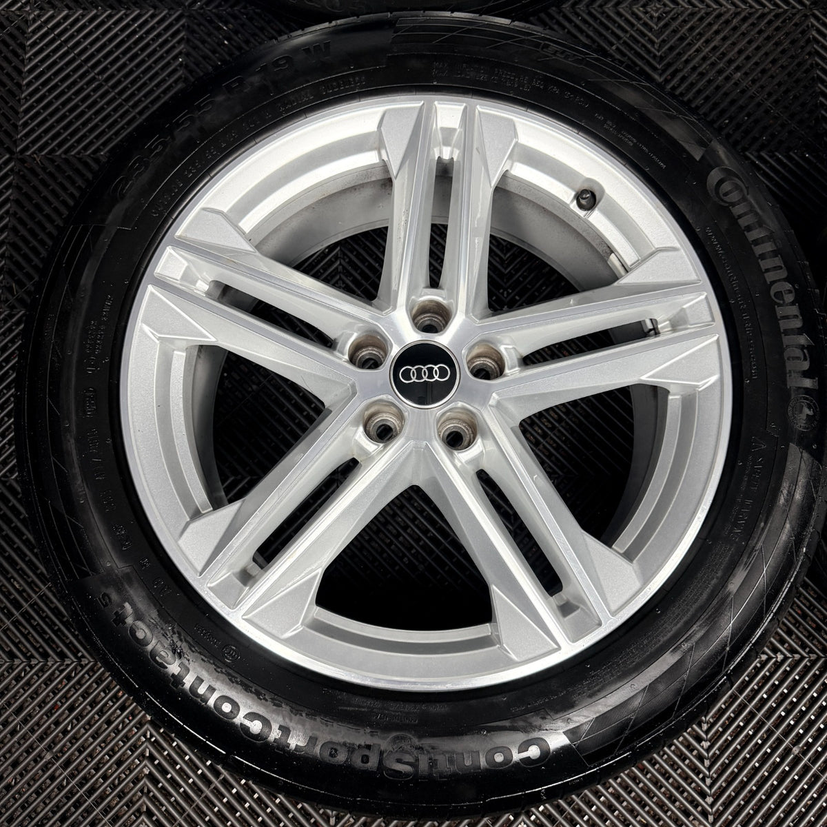 19'' Audi Q5 5 Double Spoke S Line Alloy Wheels Tyres 5X112 80A601025G Genuine