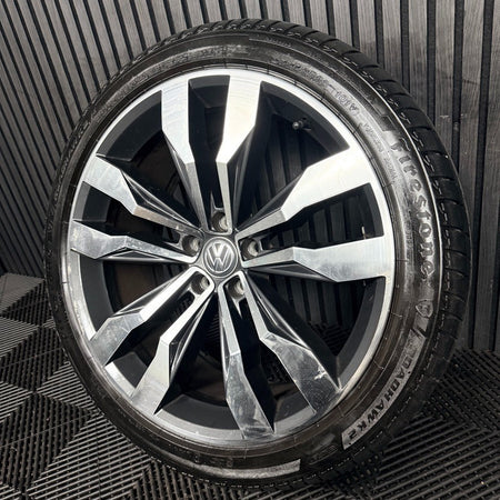 1X 20'' VW Tiguan Suzuka R Line 5NA601025G Grey DC Alloy Tyre Wheel Genuine