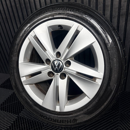 1X 16'' VW Golf MK8 Norfolk Alloy Wheel Tyre GT Single 5H0601025 Genuine