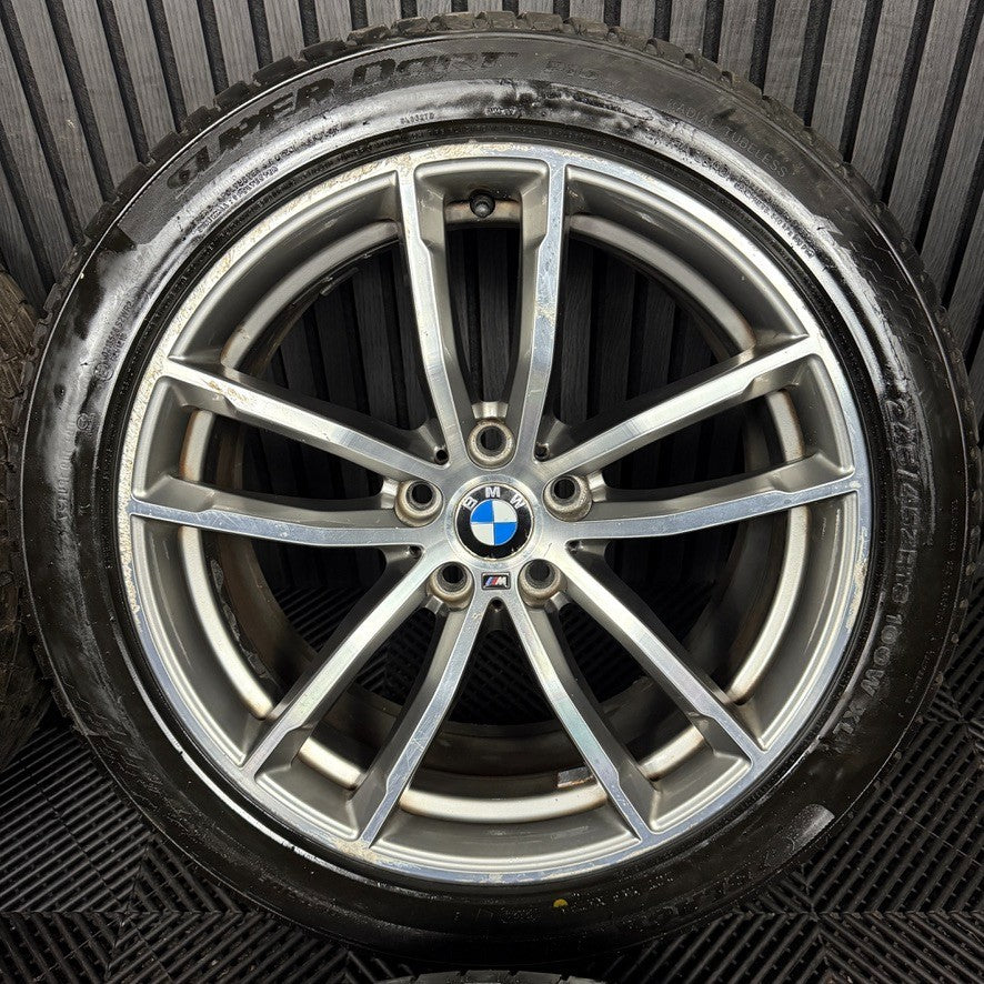 18" GENUINE BMW 5 SERIES 4 662 GREY DC M SPORT G30 G31 ALLOY WHEELS TYRES ALLOYS
