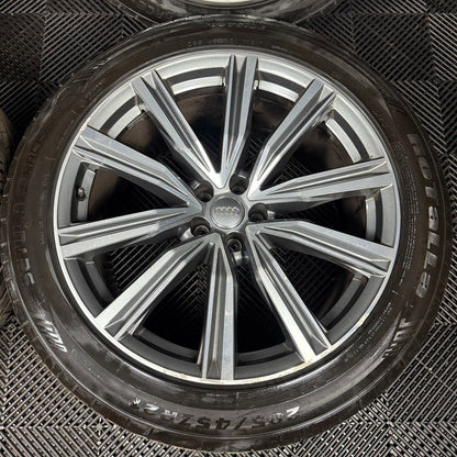 21'' GENUINE AUDI Q8 S LINE MULTISPOKE ALLOY WHEELS ALLOYS TYRES 4M8601025G