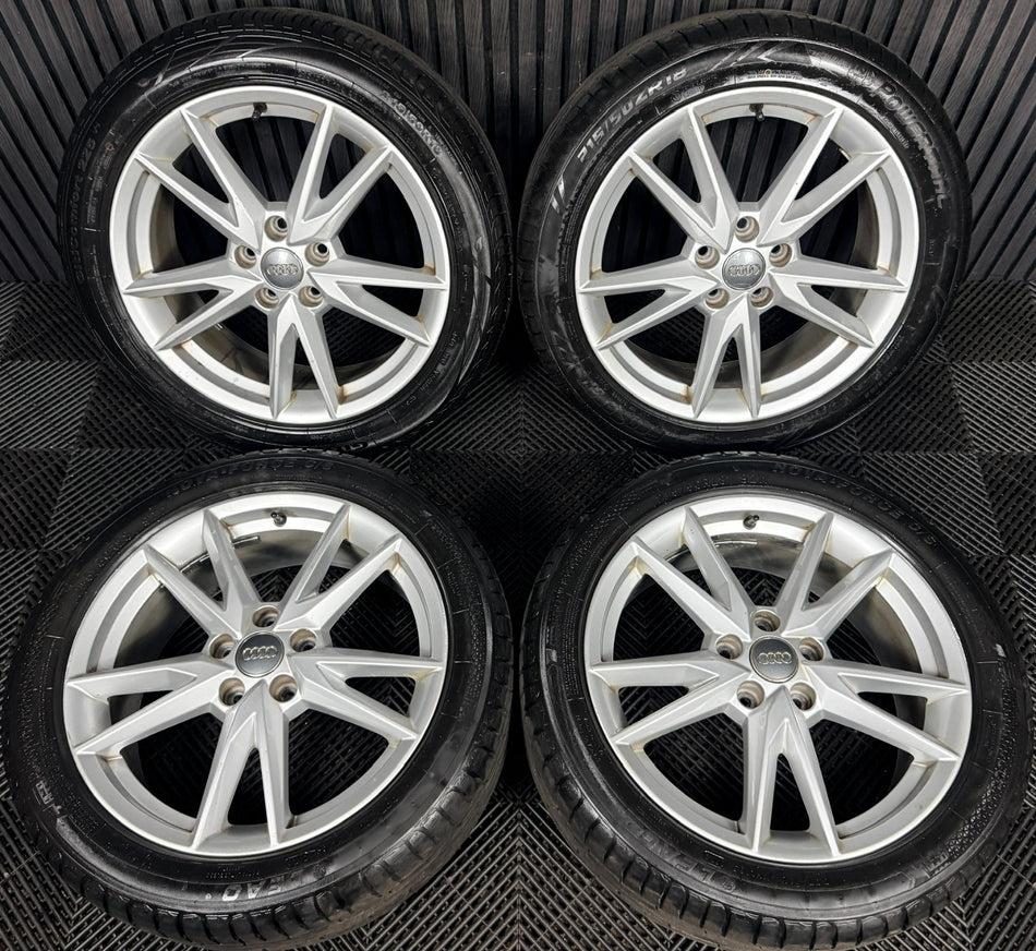 18'' Audi Q2 S Line Alloy Wheels Tyres Alloys 81A601025F Genuine