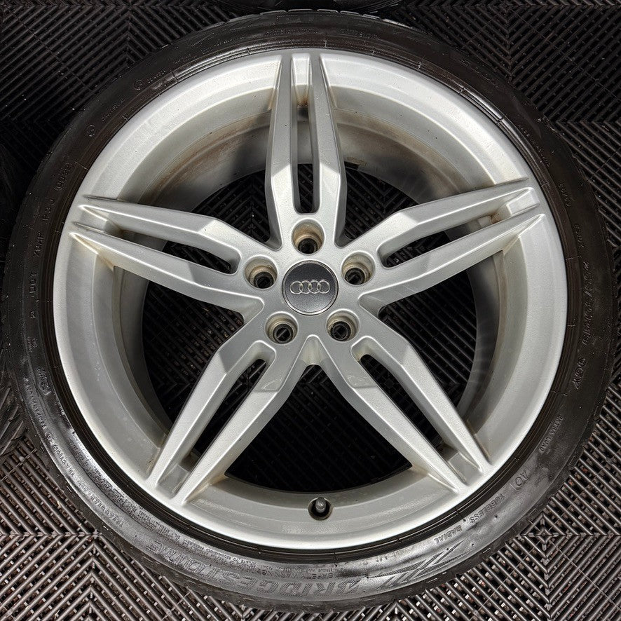 19'' GENUINE AUDI A5 S LINE STAR ALLOY WHEELS ALLOYS TYRES 8W0601025AM