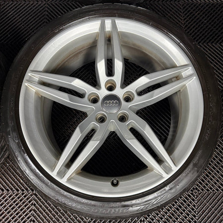 19'' GENUINE AUDI A5 S LINE STAR ALLOY WHEELS ALLOYS TYRES 8W0601025AM