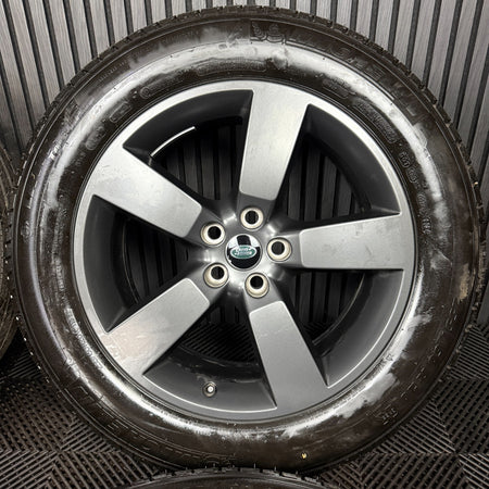 20'' GENUINE LAND ROVER DEFENDER 5 SPOKE GREY 5098 ALLOY WHEELS TYRES ALLOYS