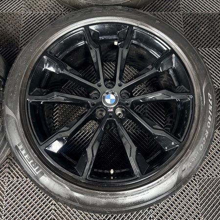 20'' BMW X3 X4 G01 G02 699 Black M Sport Wheels Tyres Alloys 801026 Genuine