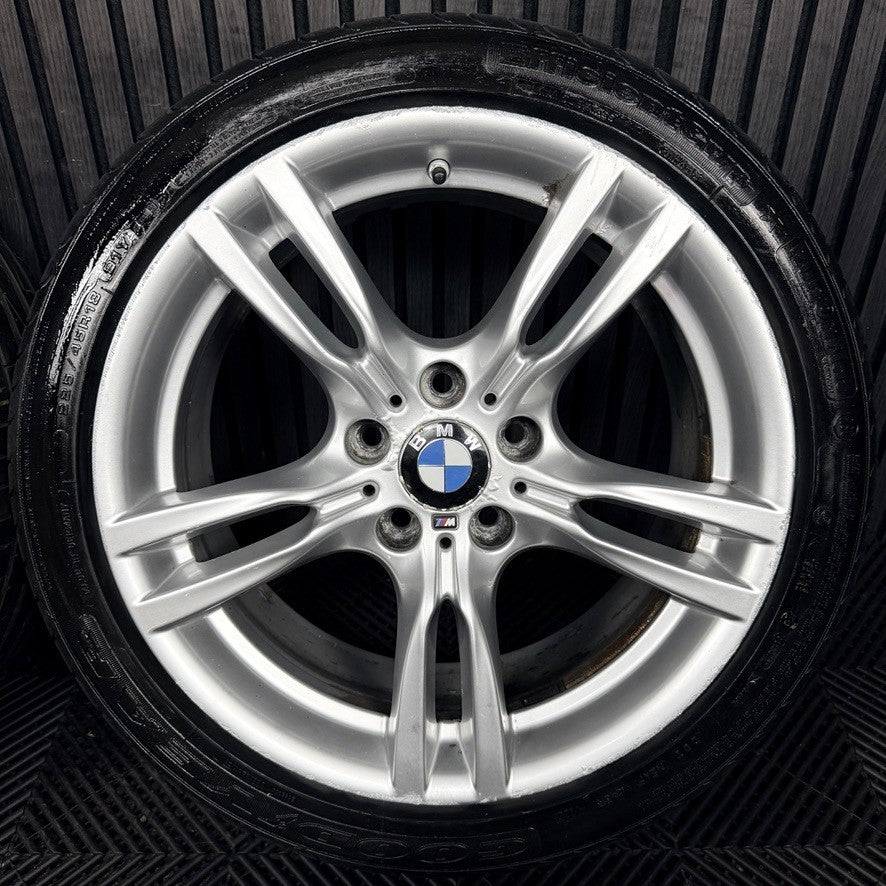 18" Bmw 3 Series 400 M Sport F30 F31 F32 F36 E90 E92 Alloy Tyres Wheels Genuine
