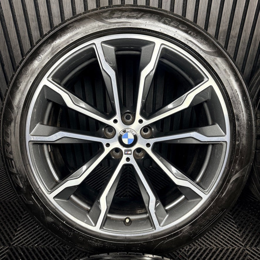 20'' Bmw X3 X4 G01 G02 699 M Sport Alloy Wheels Tyres Alloys 801026 Genuine