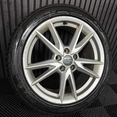 1X 18'' GENUINE AUDI Q2 S LINE 5 DOUBLE SPOKE ALLOY WHEEL TYRE 81A601025F