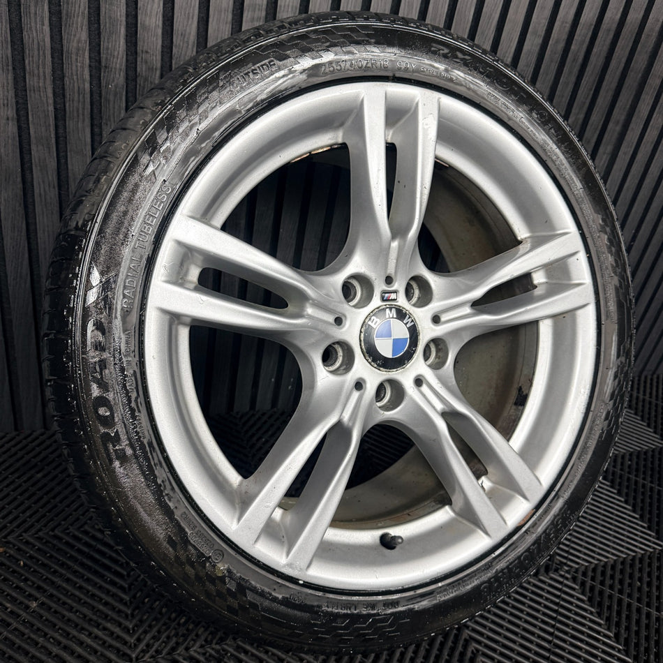 1X 18'' BMW 3 Series 400 M Sport F30 F32 4 Alloy Wheel Tyre Rear 7845881 Genuine
