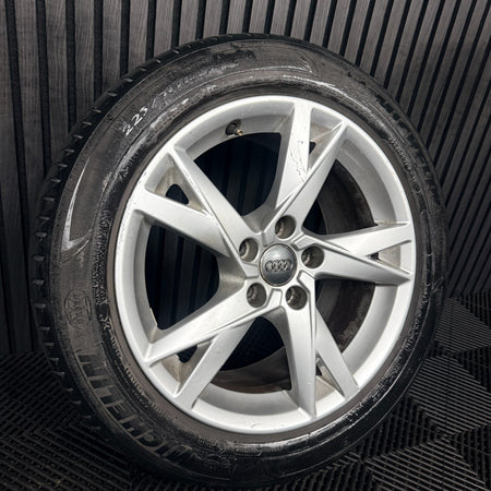 1X 17" Audi A4 Y Spoke B8 B9 Alloy Wheel Tyre Single Spare 8W0601025K Genuine