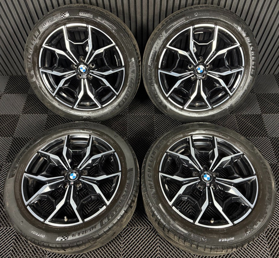 19'' GENUINE BMW X3 X4 G01 G02 887 M SPORT ALLOY WHEELS TYRES ALLOYS 7916263